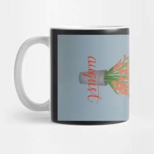 Bucket of Gladiolus for August Mug